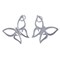Butterfly Charm for Jewelry Making - 17x19mm Sterling Silver (1-Pc)